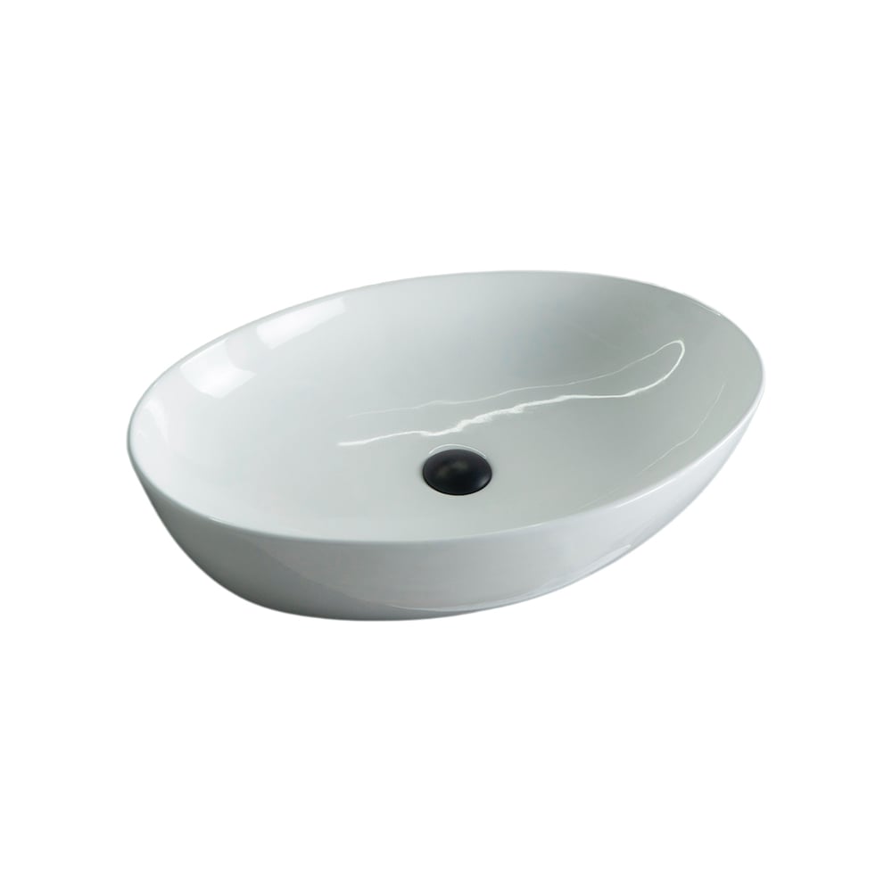 Изображение товара Раковина Gid N9433 накладная белая 610x410мм серия LAGO