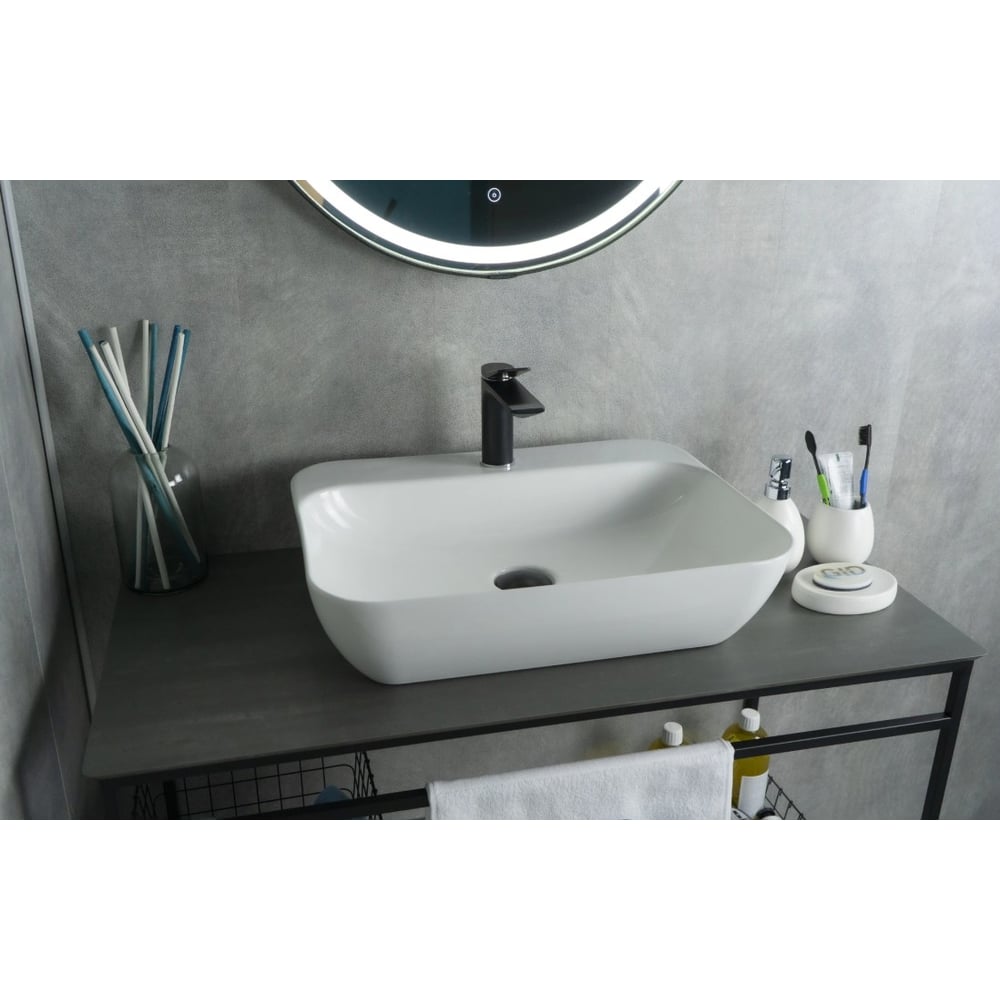 Изображение товара Накладная раковина Gid N9047 белая 55х42х15 см