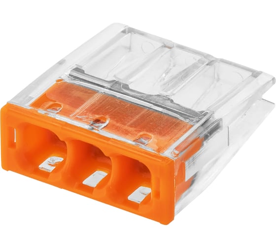 Изображение товара Клеммы для проводов универсальные строительно- монтажные (2,5мм2) с пастой TDM ELECTRIC в упаковке 5 штук SQ0517-0122