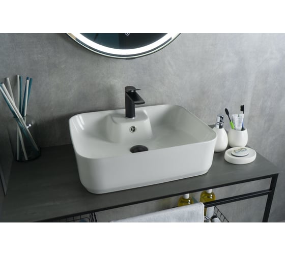 Изображение товара Раковина Gid N9445 накладная белая 52x41.5x15 51155