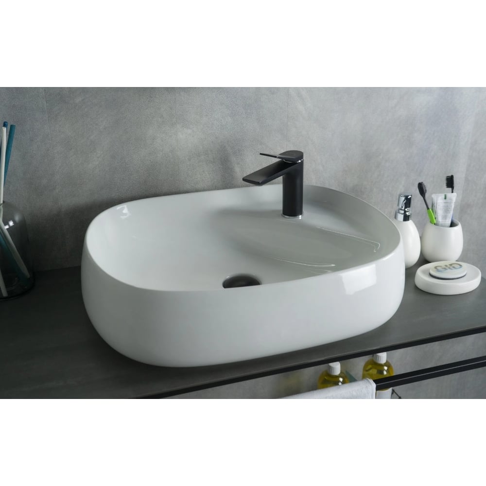 Изображение товара Раковина накладная Gid N9048 белая 59x46x15 см