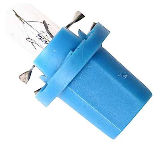 Изображение товара Лампа PHILIPS 10шт/упаковка, BAX2W (BAX8.3s/1.5) с голубым патроном 12v - 12602CP