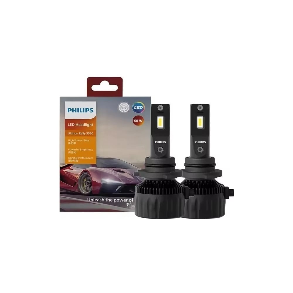 Изображение товара Лампа PHILIPS HB3/HB4 25W 6500K LED (2 шт) для ближнего и дальнего света