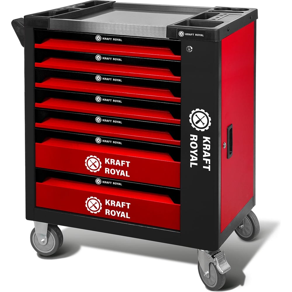 Изображение товара Набор ручных инструментов Forcekraft 250 предметов FK-55314 в стальной тележке