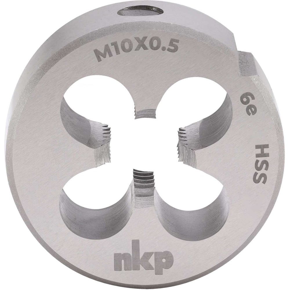 Изображение товара Плашка NKP М10 шаг 0.5мм DINEN22568 HSS 6e 30х11мм 239104N