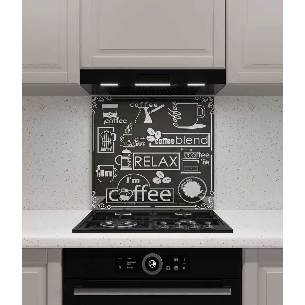 Изображение товара Защитный экран Normand 600х500х4 мм с фотопечатью для кухонного фартука