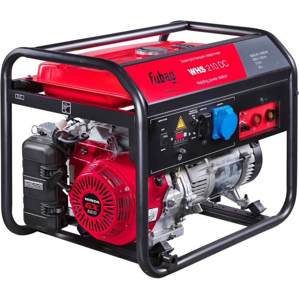 Изображение товара Профессиональная бензиновая сварочная электростанция FUBAG WHS 210 DC Honda