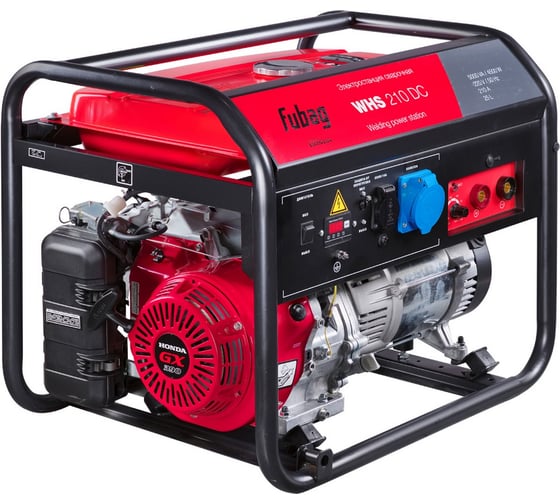 Изображение товара Электростанция сварочная FUBAG  WHS 210 DC Honda 220В бензиновая 646245