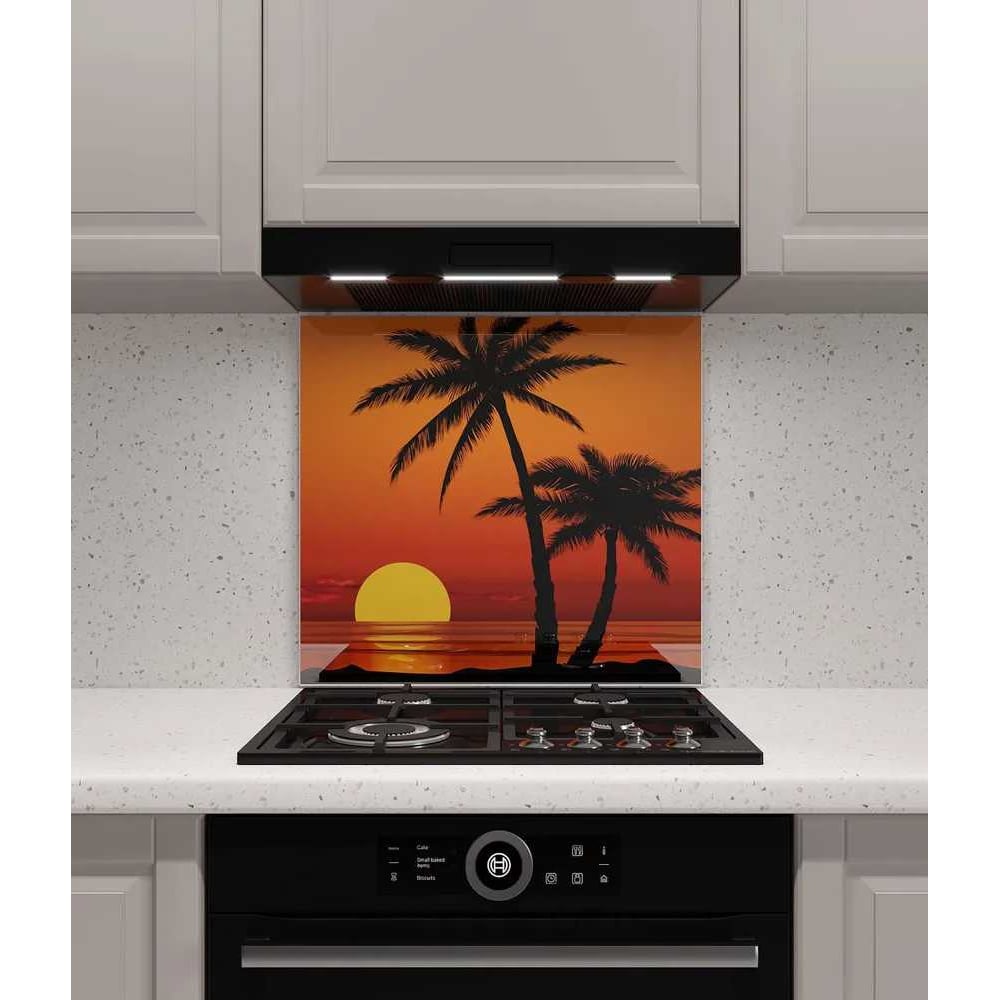 Изображение товара Защитный экран Normand 700х500х4 мм из закаленного стекла с рисунком