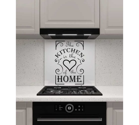 Изображение товара Защитный экран Normand 700х500х4 мм, рис. 12, из закаленного стекла, на кухонный фартук, для плиты от брызг, с фотопечатью 134-740