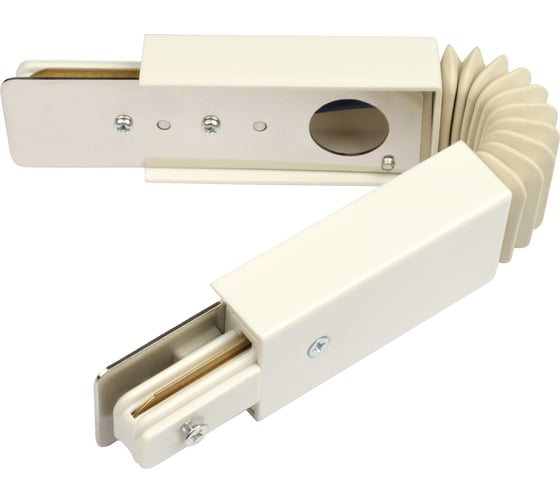 Изображение товара Соединитель для 2-х однофазных шинопроводов Volpe гибкий K24 WHITE 1 POLYBAG UBX-Q121 10577