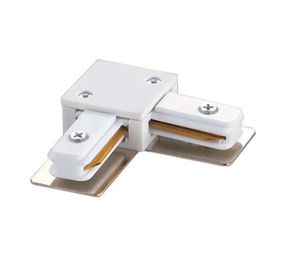 Изображение товара Соединитель для однофазных шинопроводов Volpe L-образный K21 WHITE 1 POLYBAG UBX-Q121 10576