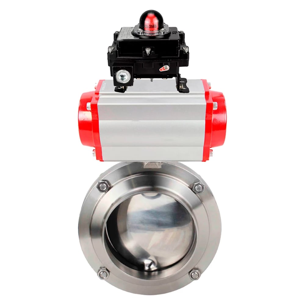 Изображение товара Затвор дисковый 304-304-EPDM-2W-W-H Ду100 Ру10 DN.ru D050-74210