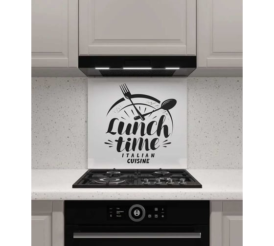 Изображение товара Защитный экран Normand 700х500х4 мм, рис. 22, из закаленного стекла, на кухонный фартук, для плиты от брызг, с фотопечатью 134-856