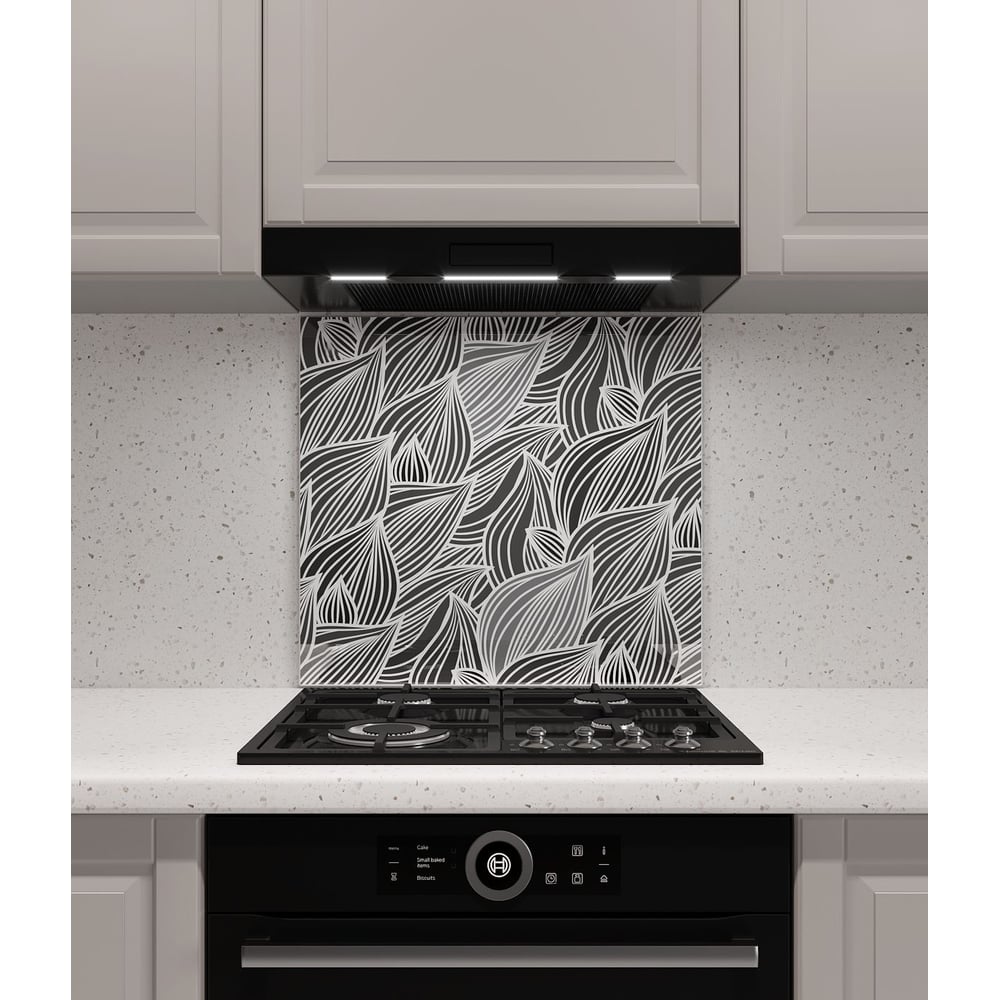 Изображение товара Защитный экран Normand из закаленного стекла 600х500 мм для кухни