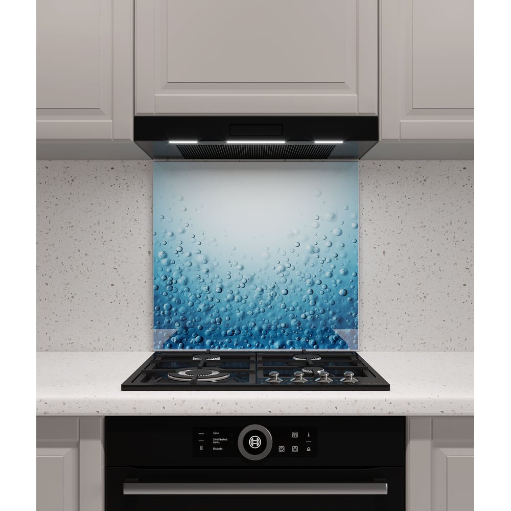 Изображение товара Защитный экран Normand 600х500х4 мм из закаленного стекла для кухни