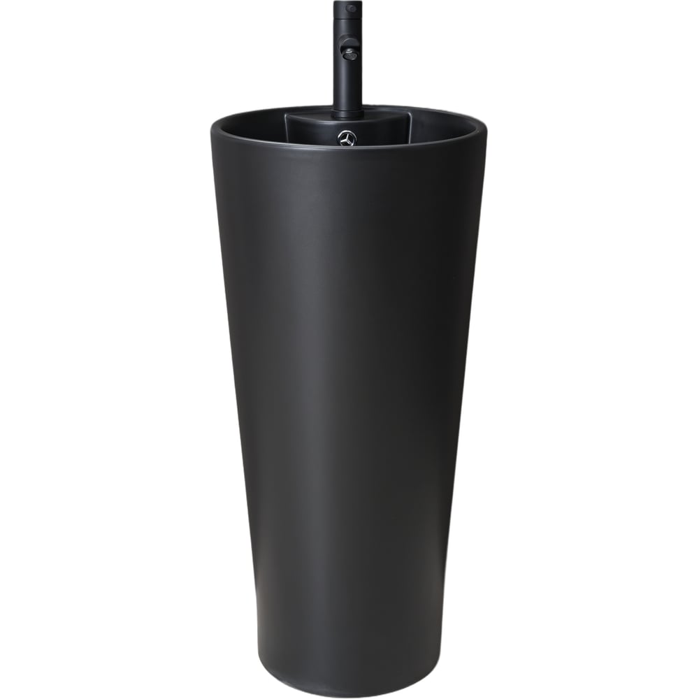 Изображение товара Раковина GID Nb131bm черная матовая напольная 40x40x84 см