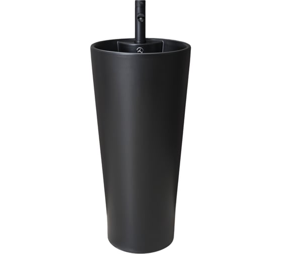 Изображение товара Раковина GID Nb131bm напольная черная матовая 40x40x84 81120