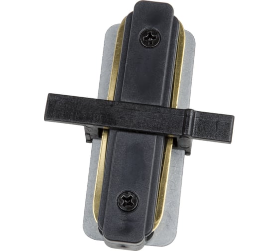 Изображение товара Соединитель для шинопроводов Volpe прямой, однофазный R11 BLACK 1 POLYBAG UBX-Q123 UL-00007449