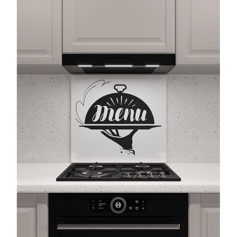 Изображение товара Защитный экран Normand 700х500х4 мм из закаленного стекла для кухни