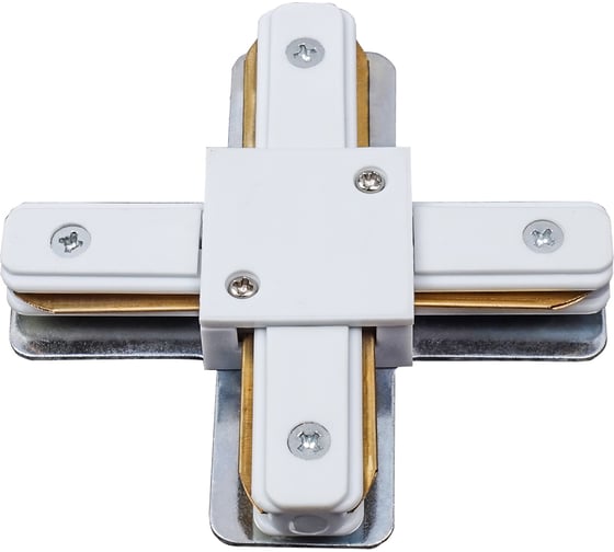 Изображение товара Соединитель для шинопроводов Volpe Х-образный, однофазный G41 WHITE 1 POLYBAG UBX-Q122 UL-00006060