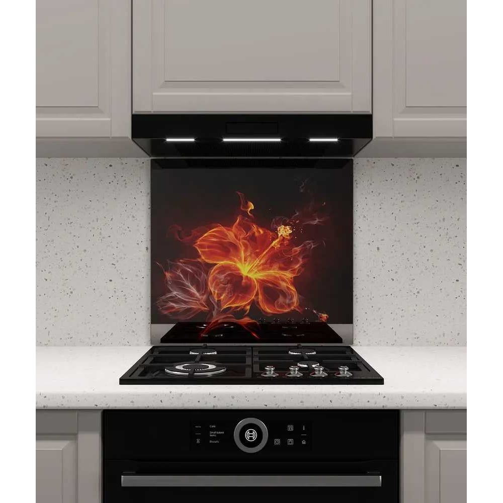 Изображение товара Защитный экран Normand из закаленного стекла для кухни 700х500х4 мм