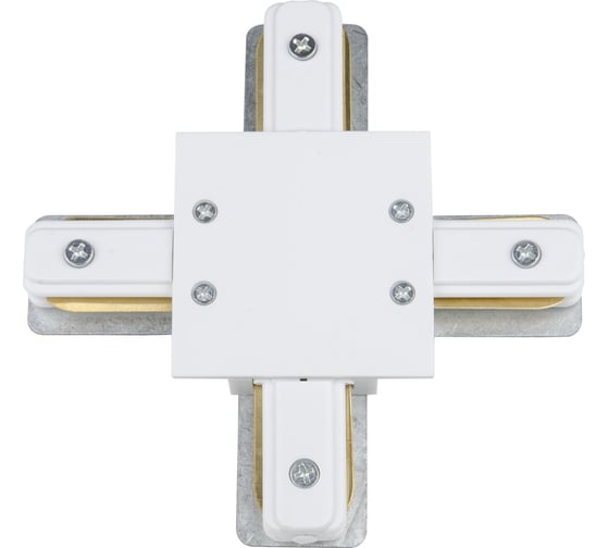 Изображение товара Соединитель для шинопроводов Volpe Х-образный, однофазный R41 WHITE 1 POLYBAG UBX-Q123 UL-00007383