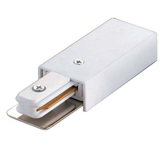 Изображение товара Ввод питания для однофазного шинопровода Volpe K01 WHITE 1 POLYBAG UBX-Q121 10572