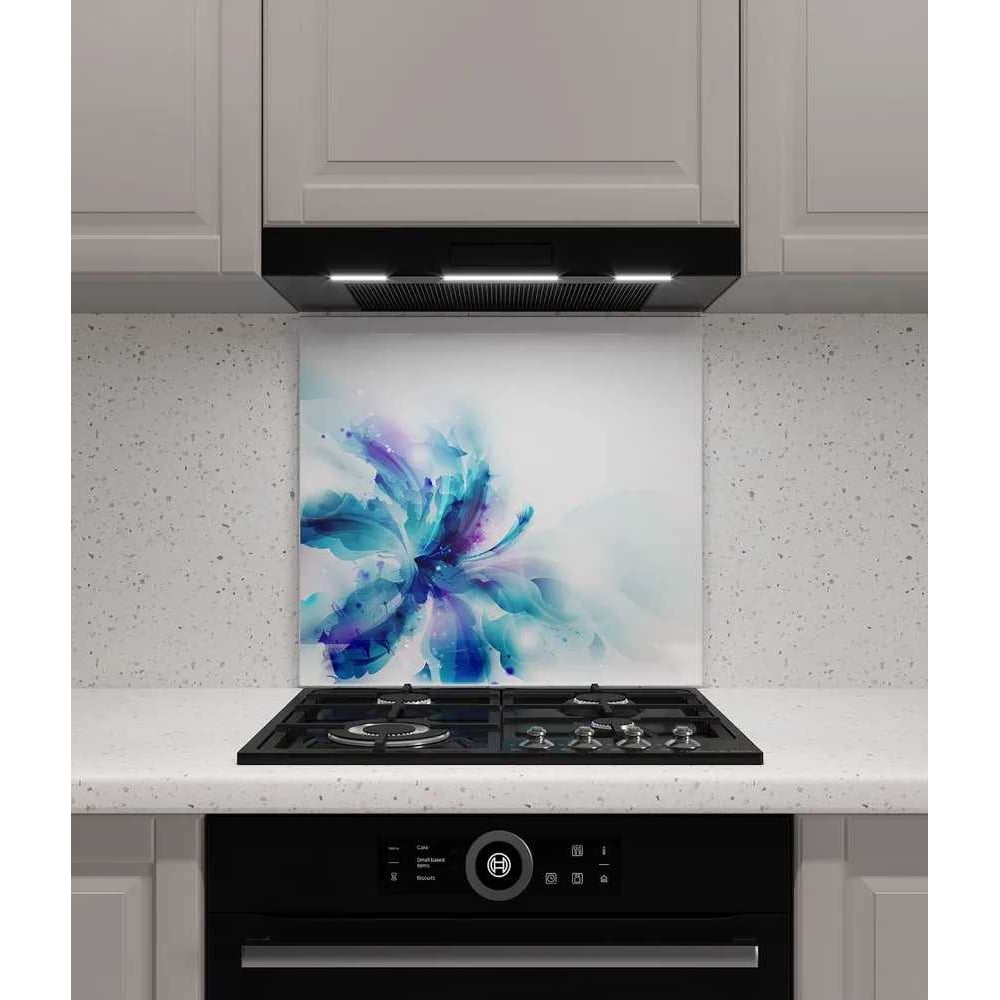 Изображение товара Защитный экран Normand 700x500x4 мм из закаленног стекла на кухонный фартук