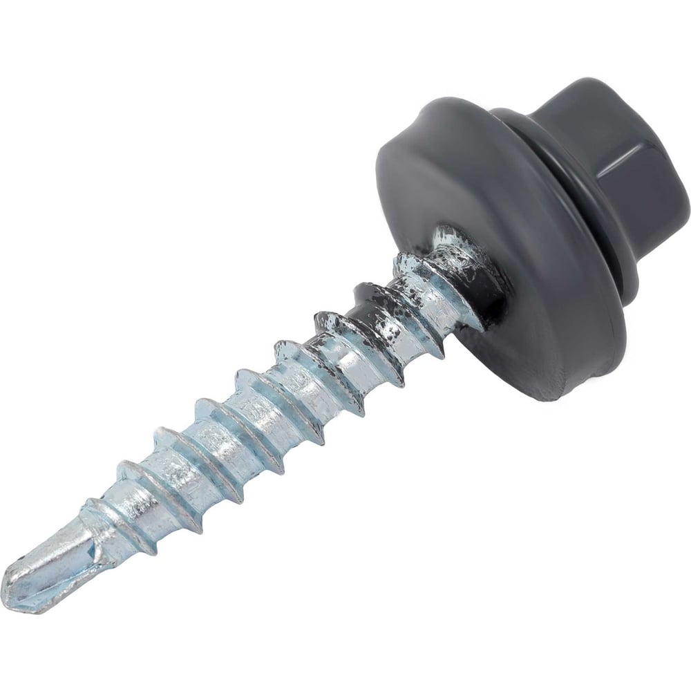 Изображение товара Кровельный саморез цинк 4,8x29 RAL 7024 сверло 250 шт от Gigant