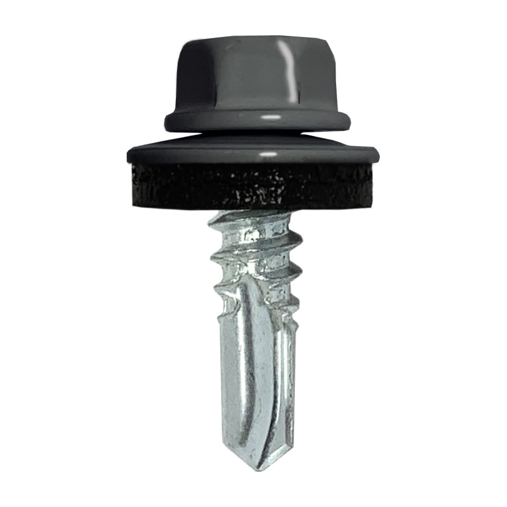 Изображение товара Кровельный саморез цинк 5,5х19 RAL 7024 с сверлом Gigant G-124106 250 шт