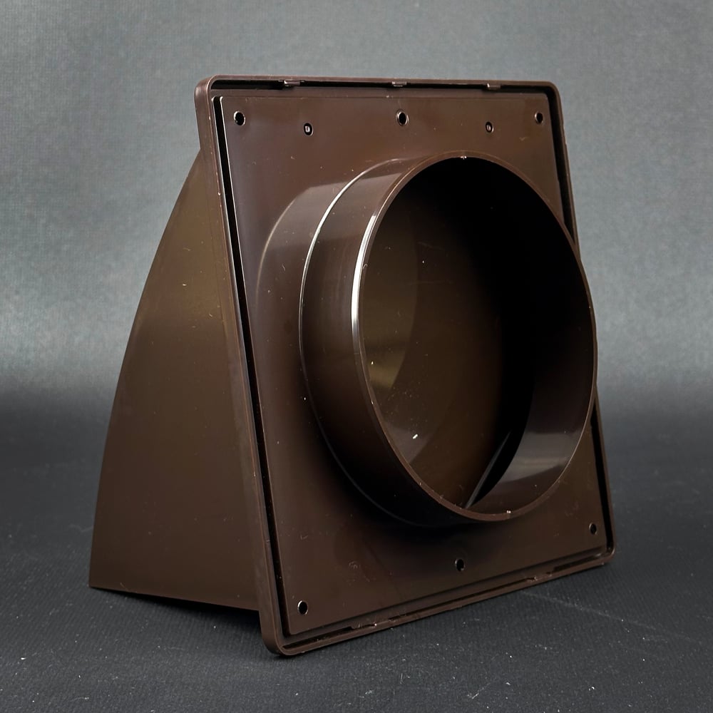 Изображение товара Выход стенной KRAFTAIR D120 с обратным клапаном коричневый