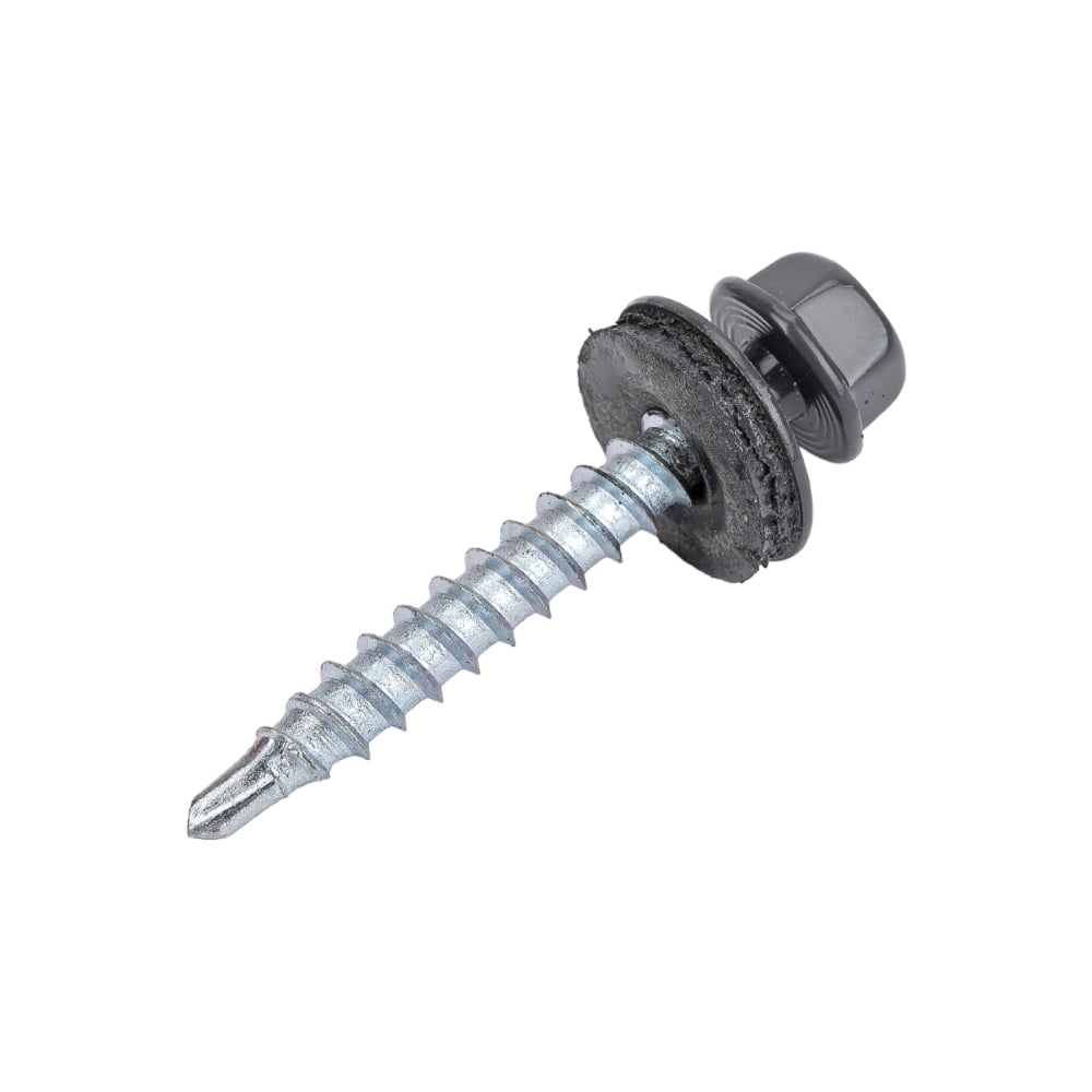 Изображение товара Кровельный саморез цинк 4,8x35 RAL 7024 сверло 250 шт