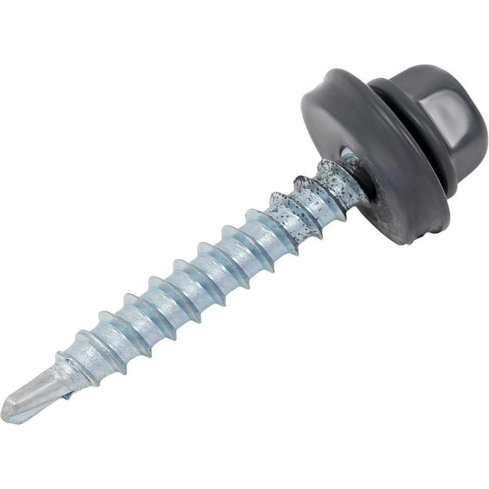 Изображение товара Кровельный саморез цинк 4,8x35 RAL 7024 сверло 250 шт