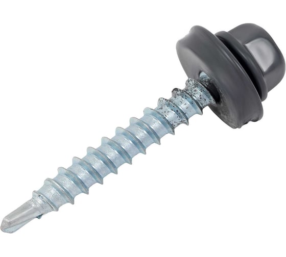 Изображение товара Gigant Кровельный саморез цинк 4,8x35 RAL 7024 сверло 250 шт G-124109