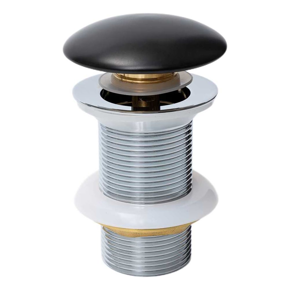 Изображение товара Донный клапан Gid без перелива Blm100 40 мм латунь современный черный матовый