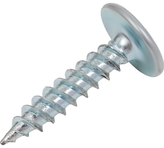 Изображение товара Gigant Саморез по металлу 4,2x19 полусфера, цинк, острый 200 шт G-124113