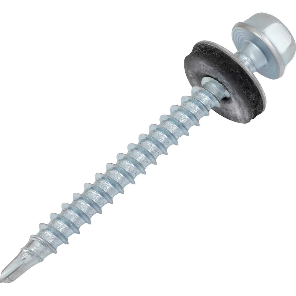 Изображение товара Кровельный саморез цинк 4,8х50 с сверлом и пресс-шайбой 150 шт Gigant G-124116