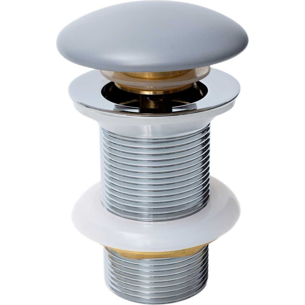 Изображение товара Донный клапан Gid Gmh100 серый матовый без перелива