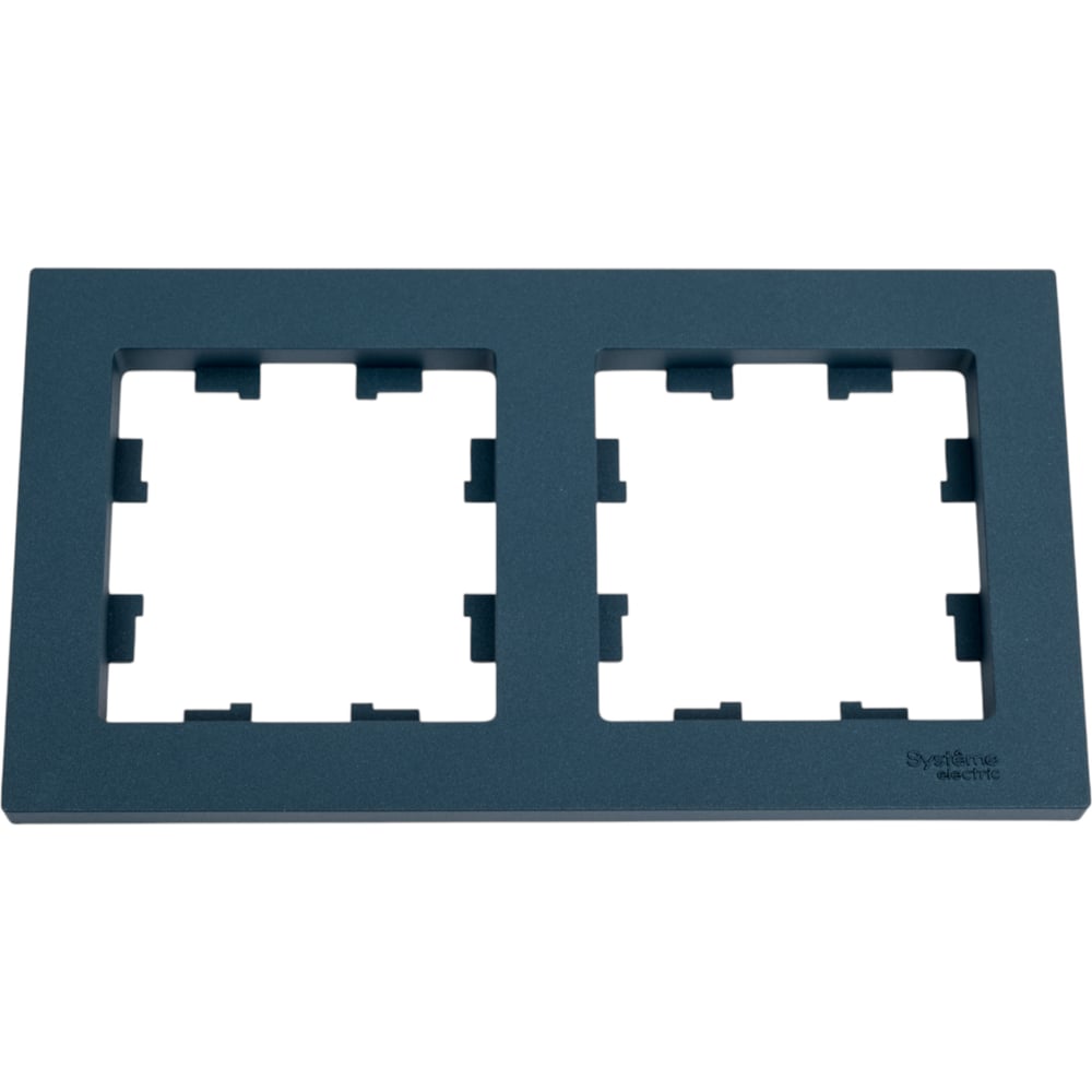 Изображение товара Рамка Systeme Electric AtlasDesign Изумруд 2 поста IP20 АБС-пластик