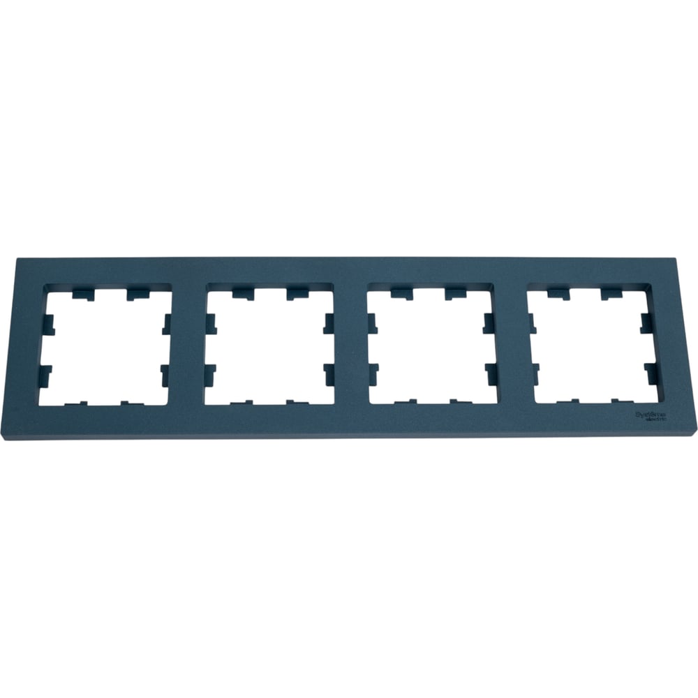 Изображение товара 4-ая рамка Systeme Electric AtlasDesign изумруд для электропроводки 4 поста