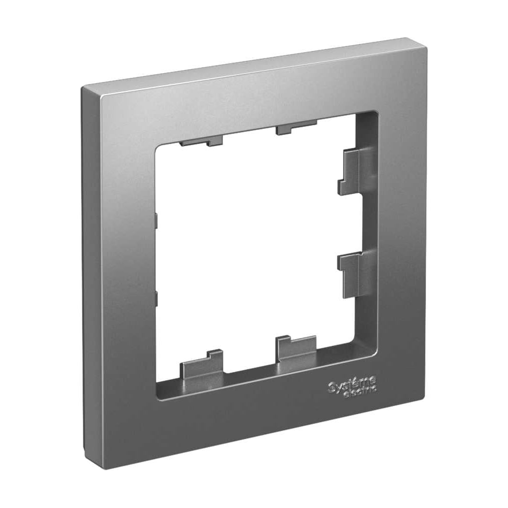 Изображение товара Рамка Systeme Electric AtlasDesign Сталь SE ATN000901 для электросистем IP20