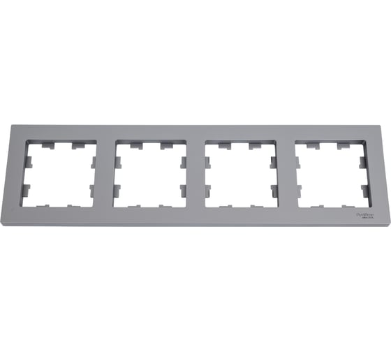 Изображение товара 4-ая рамка Systeme Electric AtlasDesign Сталь, универсальная SE ATN000904