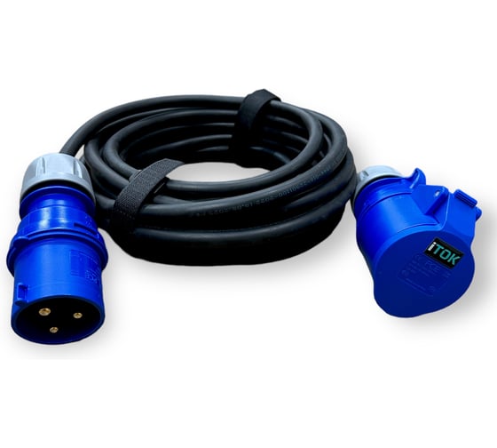 Изображение товара Удлинитель силовой iTOK тип SUS серии iCONNECT PRO промышленный однофазный КГтп-ХЛ 3х1,5 мм 16А 230В 1P+N+E IP44 ГОСТ 15 м i-CONNECT-PRO-SUS-KG-315-VR-220-3-44-15