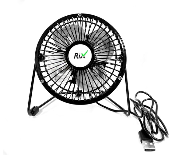 Изображение товара Вентилятор настольный RIX RDF-1501USB черный UT-00000349