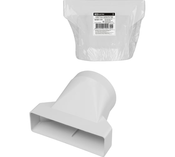 Изображение товара Соединитель со смещением TDM ELECTRIC для перехода с прямоугольного воздуховода на круглый 60х204/D125 SQ1807-1770