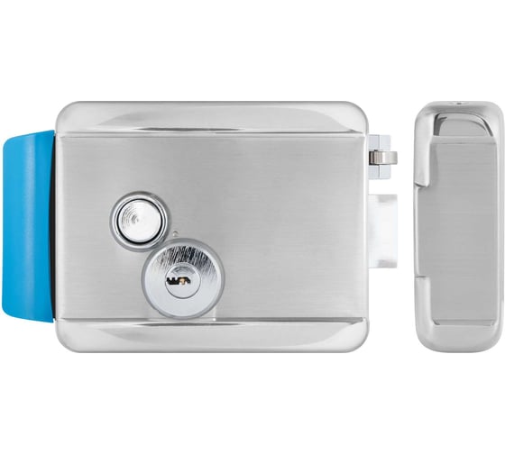 Изображение товара Электромеханический замок накладной универсальный Novicamу DL11 v, правление: ключ снаружи, кнопка с блокировкой ключом изнутри, разблокировка подачей питания; IP 4401