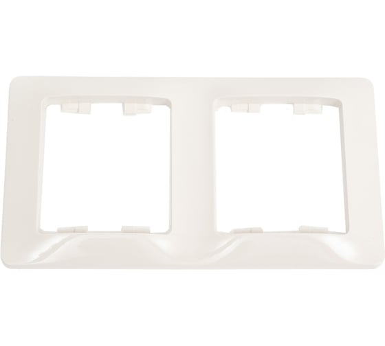 Изображение товара 2-ая рамка Systeme Electric Glossa Молочная, вертикальная SE GSL000906