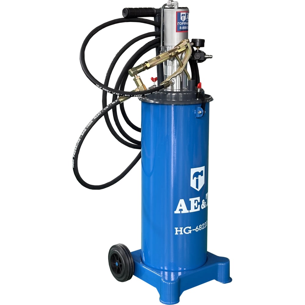 Изображение товара Солидолонагнетатель пневматический AE&T 20л HG-68220