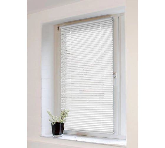 Изображение товара Горизонтальные жалюзи Эскар алюминий, белый, 140х160 см 5008140160